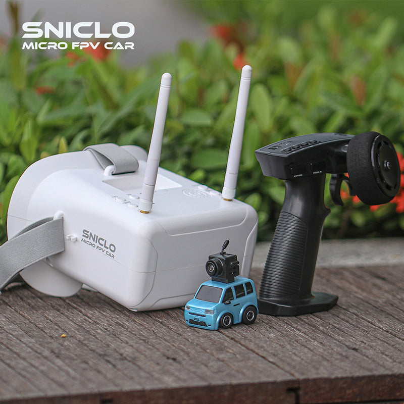 SNICLO SNT 2011 FPV MINI RC Car 1:100 Racing With Wireless VR Glasses Simulated Lighting Kids Toy Birthday Gift