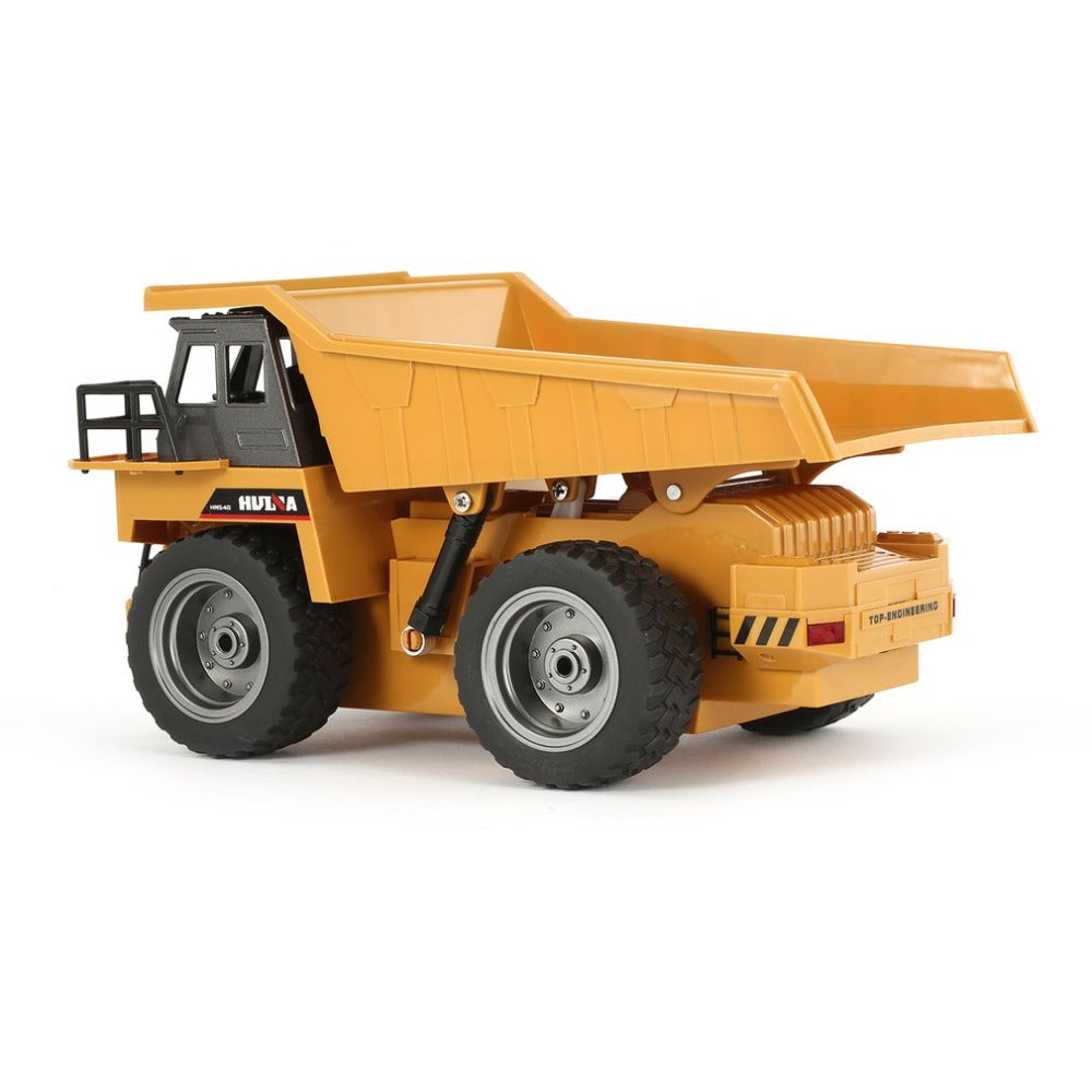 Huina 1540 Alloy Dump Truck RC Car Excavator 6CH 1:18 RC Truck Toys