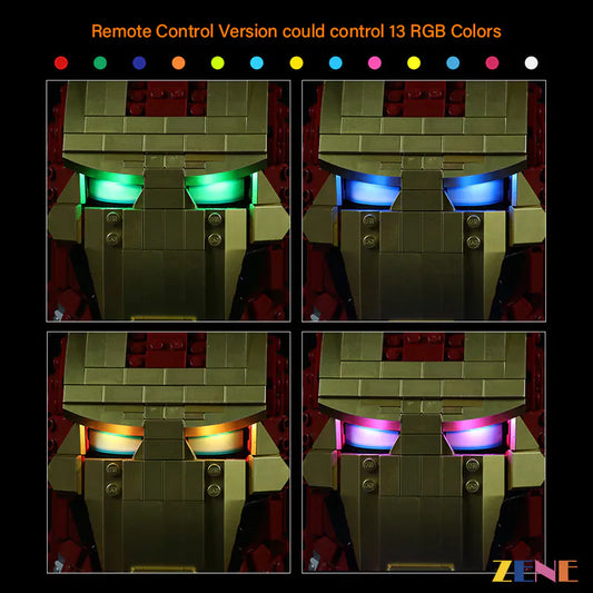 Kit de iluminación LEGO Iron Men Helmet n.° 76165