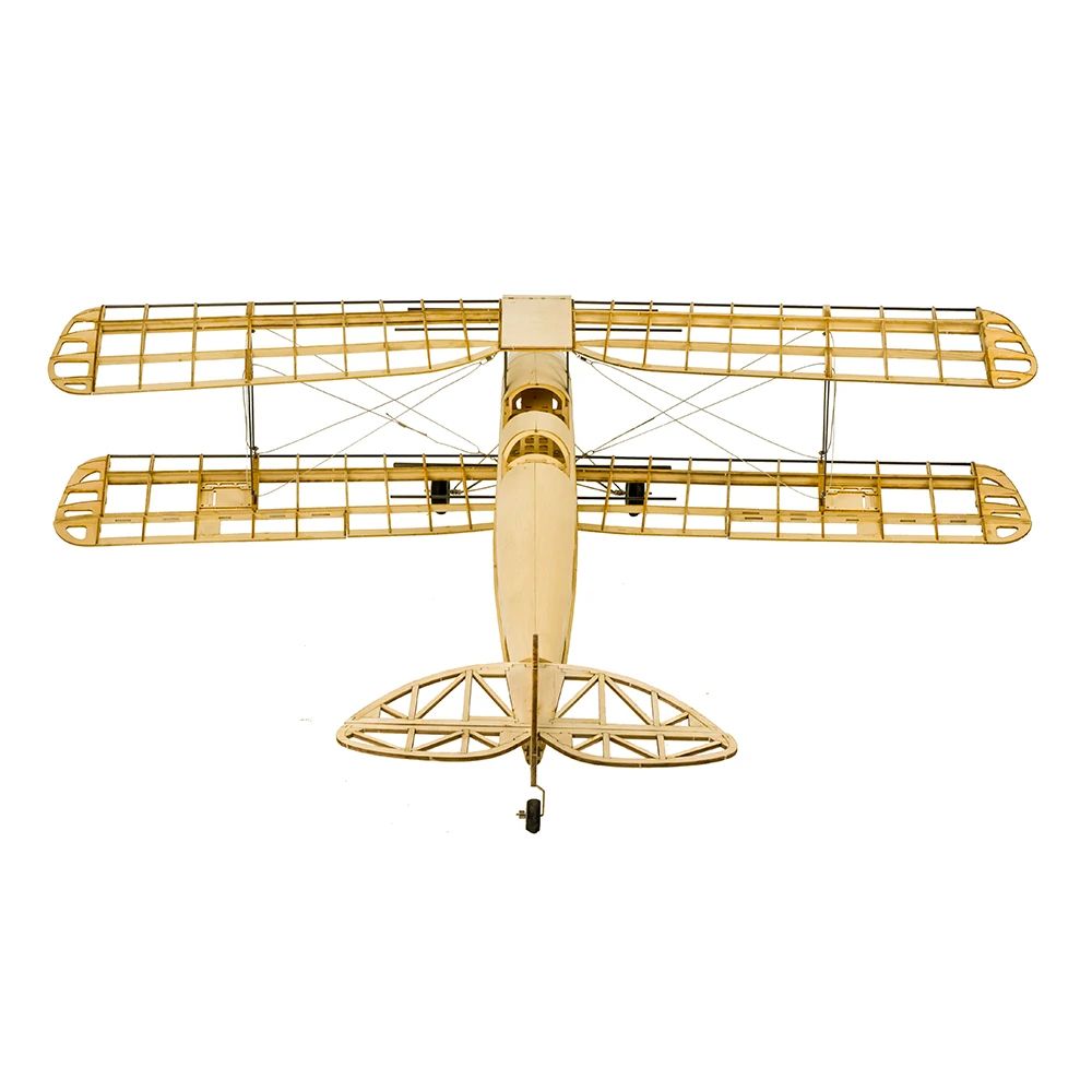 Balsa wood Plane DWHobby Mini Tiger Moth S19 Large Electric Fixed Wing Plane Balsa Kits 1000mm Wingspan