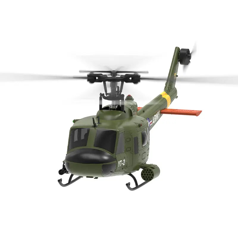 YXZNRC F07 UH1D Huey Helicopter 6-Axis Gyroscope and Optical Flow Localization 1:34 RC Helicopter