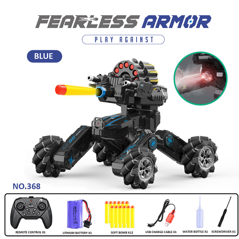 RC Car Launch Water Bomb Interactive Battle Gesture Sensing Battle Tank 4WD Drive Off-road Boy Toy Car