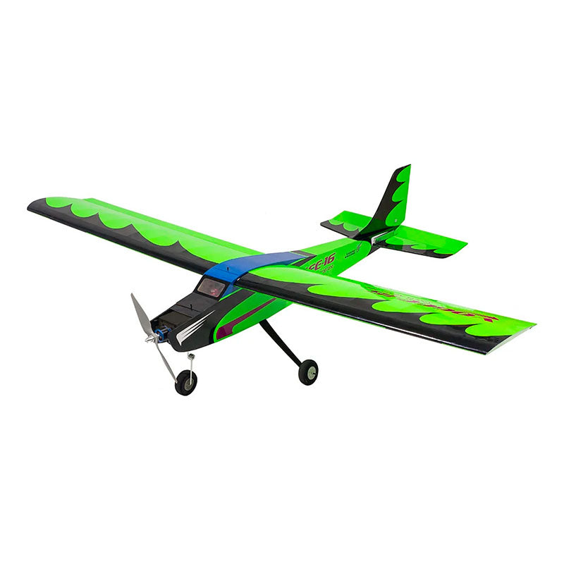 DWHobby Balsa wood Plane TCG16 Vogee-16 ARF 1600mm Wingspan Gas or Electric balsa wood training Plane