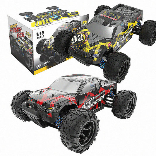 Coche RC 4x4 con motor sin escobillas 1/18 RC todoterreno de alta velocidad, coche de derrape y escalada Big Foot