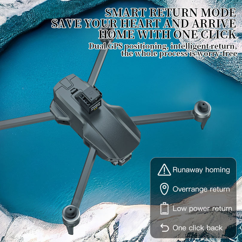XMR/C M10 PLUS 4K Drone 3-axis Gimbal Brushless GPS 5G Obstacle Avoidance Quadcopter Optional Screen Remote Control
