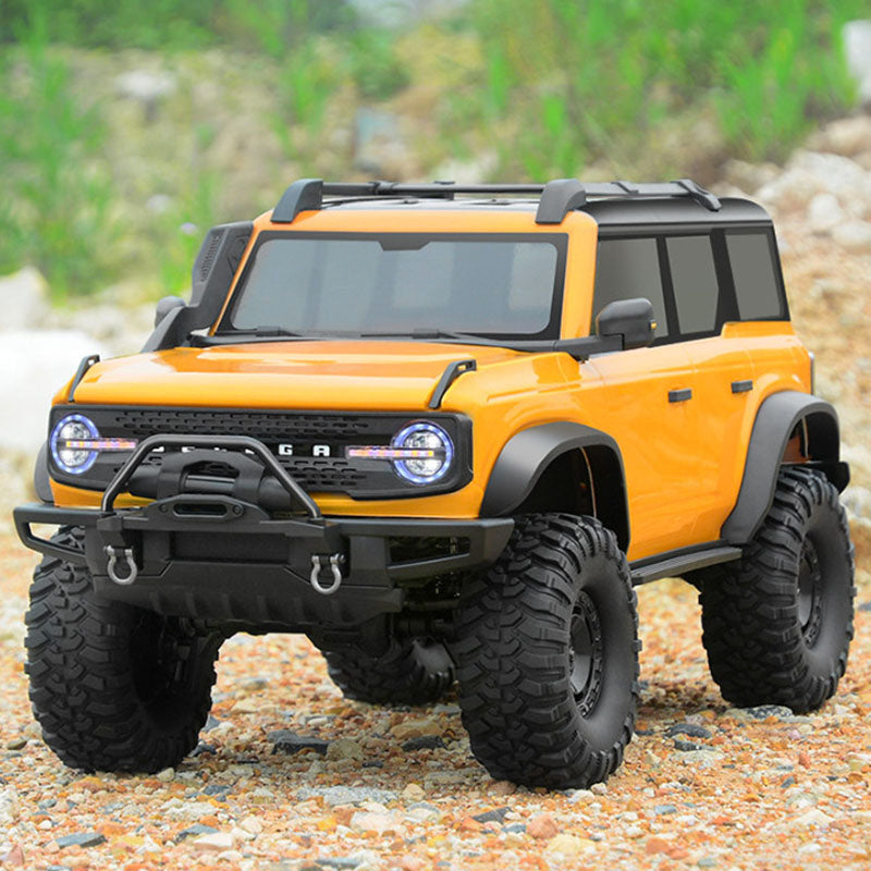 HB R1001 BRONCO 1:10 - Coche teledirigido todoterreno 4x4 con luz LED, escala 1:10