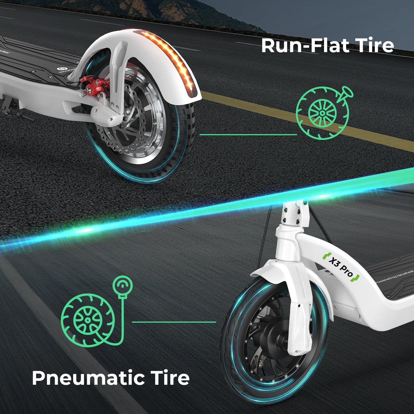 isinwheel X3 Pro 1200W Commuting Electric Scooter