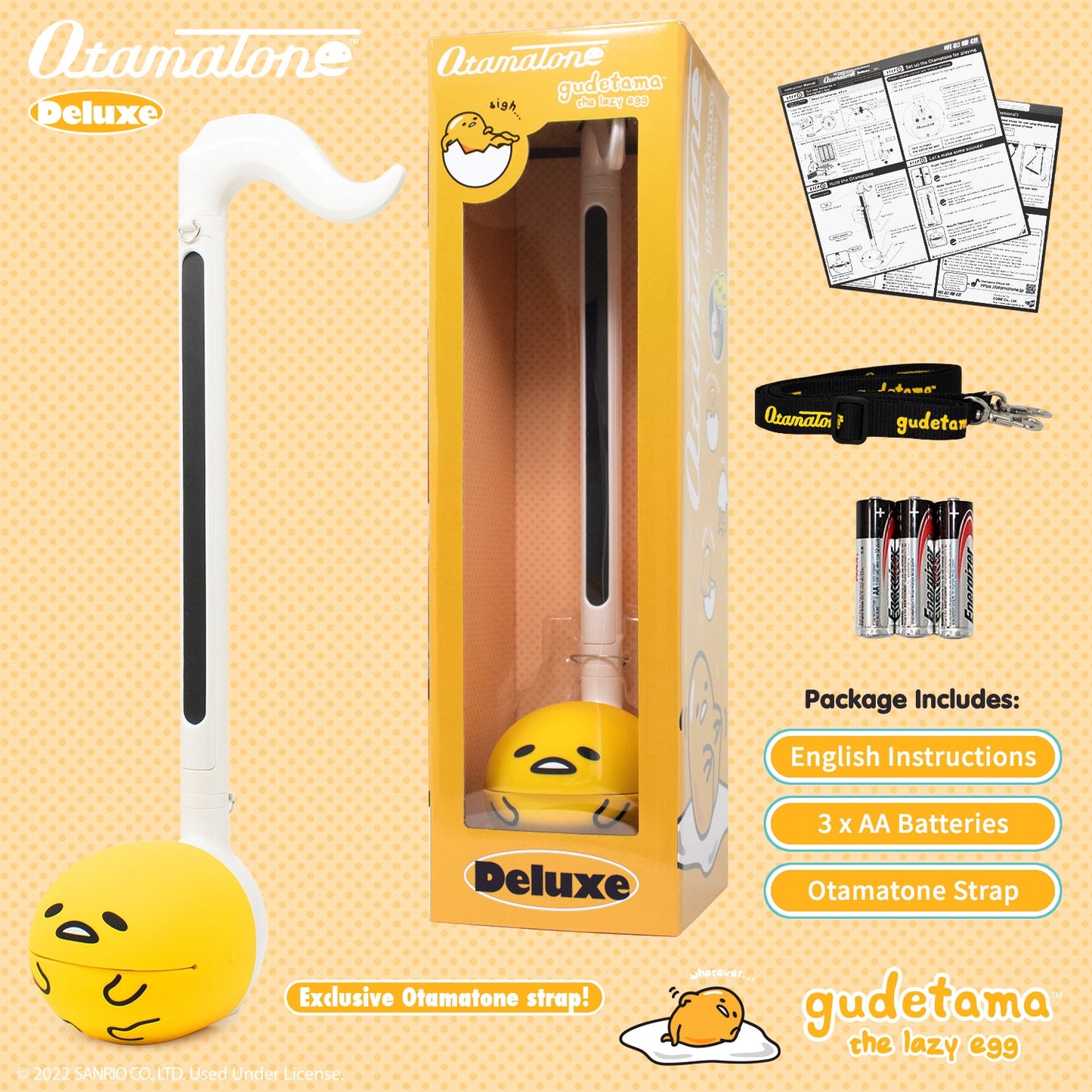 Sanrio Otamatone Deluxe (Gudetama™)