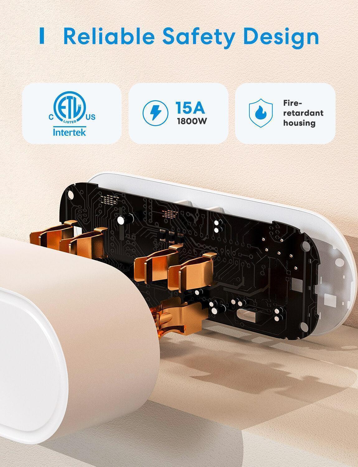 Meross 2 in 1 Smart Plug, MSS120BHK, 2-Pack(US/CA Version)