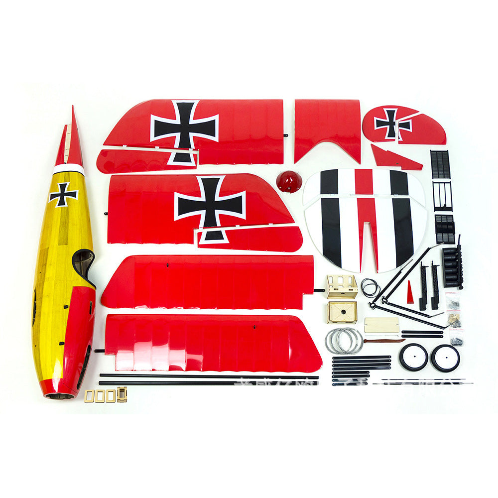 DWHobby Balsa wood Plane Albatross DIII ARF Large Gas Power Methanol Airplane Biplane Balsa Plane Kits 1800mm Wingspan