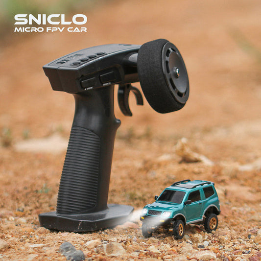 SNICLO SNT 3013 - Coche teledirigido Pajero todoterreno a escala 1:64, micro FPV, con gafas 4x4, simulación de derrape, camión de escalada, juguete para niños