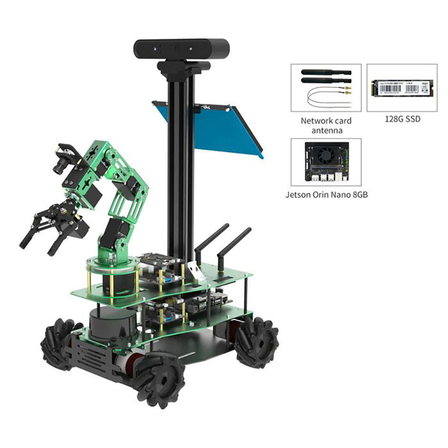 ROSMASTER X3 PLUS ROS STEM Education Python Programming Robot for Jetson NANO 4GB/Orin NX/Orin NANO/RaspberryPi 5B