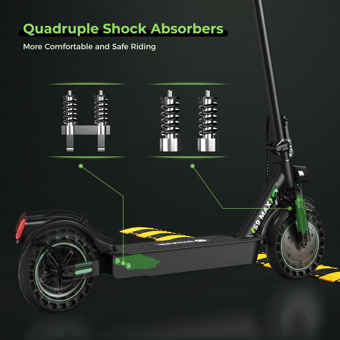 S9Max 500W Upgraded Electric Scooter
