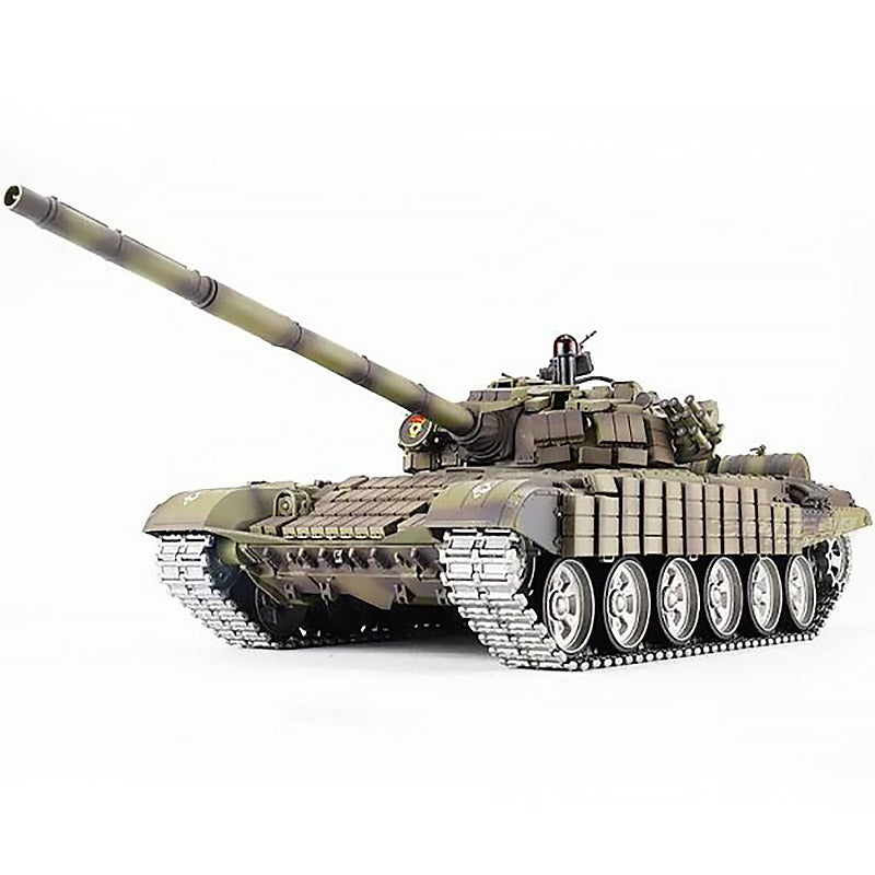 Heng Long 3939 T-72 RC Tank Russian Main Battle Off Road Tank Upgrade Metal Version Armor Tank Toys Gift