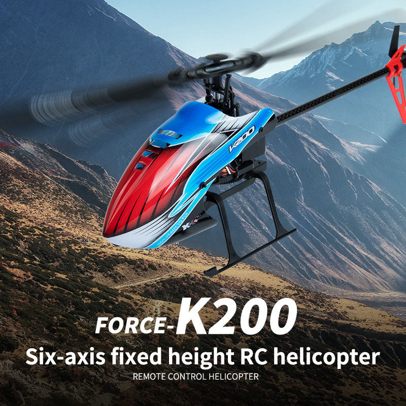 WLtoys XK K200 RC Helicopter 2.4G 6-Aixs Gyroscope 4CH Altitude Hold Optical Flow Helicopter Toys