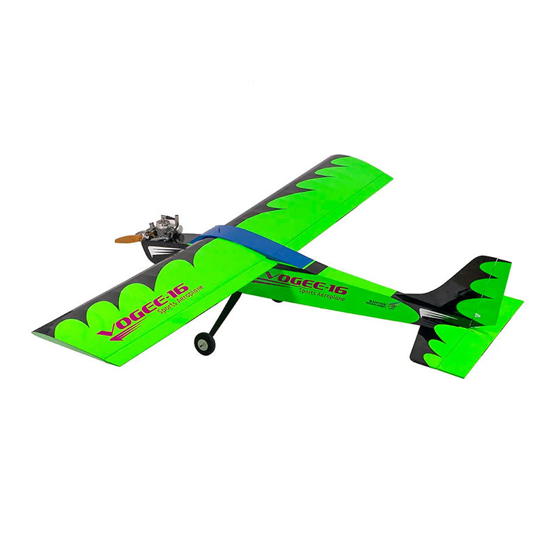 DWHobby Balsa wood Plane TCG16 Vogee-16 ARF 1600mm Wingspan Gas or Electric balsa wood training Plane