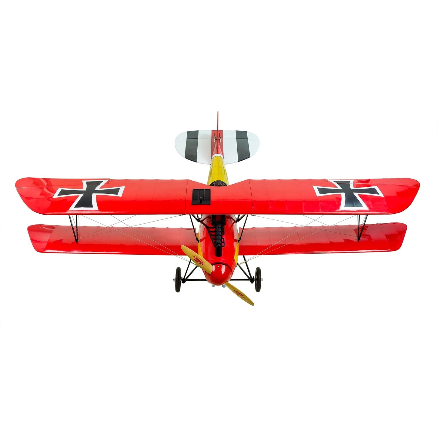 DWHobby Balsa wood Plane Albatross DIII ARF Large Gas Power Methanol Airplane Biplane Balsa Plane Kits 1800mm Wingspan