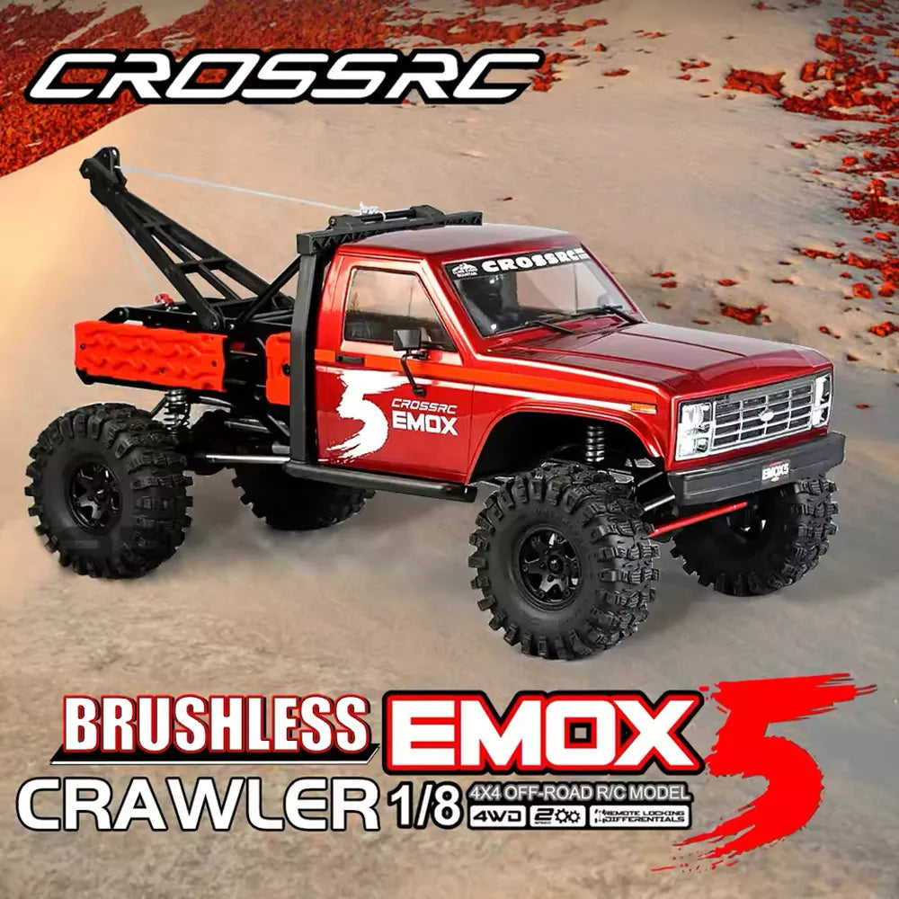 CROSSRC EMO X5 4WD RC Car 1/8 Road Rescue Vehicle Climbing Crawler Off Road Vehicle RTR