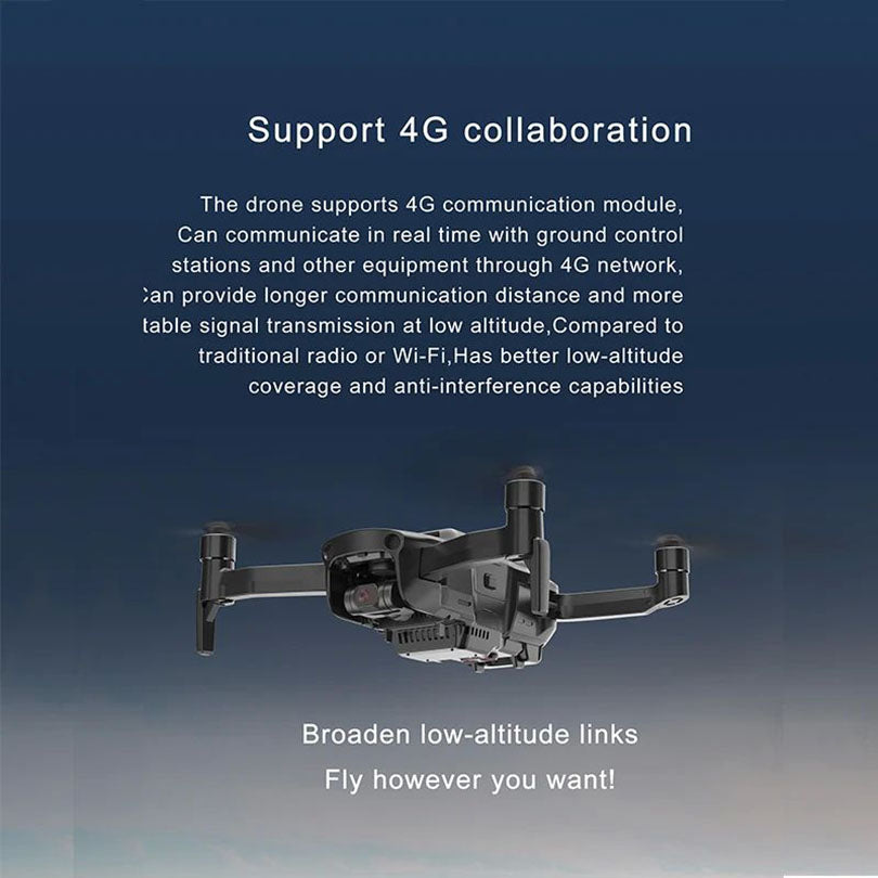 Hubsan Blackhawk 2 4K Drone 3-Axis Gimbal 4G Module Built-in Version 10KM image transmission Professional aerial photography Quadcopter