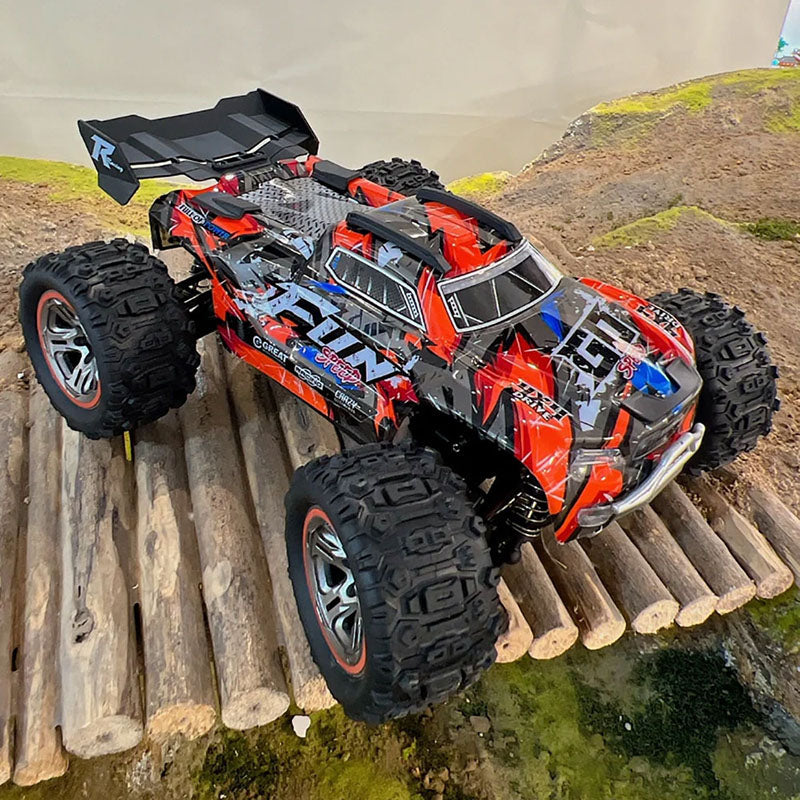 Wltoys 184008 RC Car RTR 1/18 70KM/H 4WD Brushless Off-Road High Speed LED Light Truck Full Proportional RC Car Toys