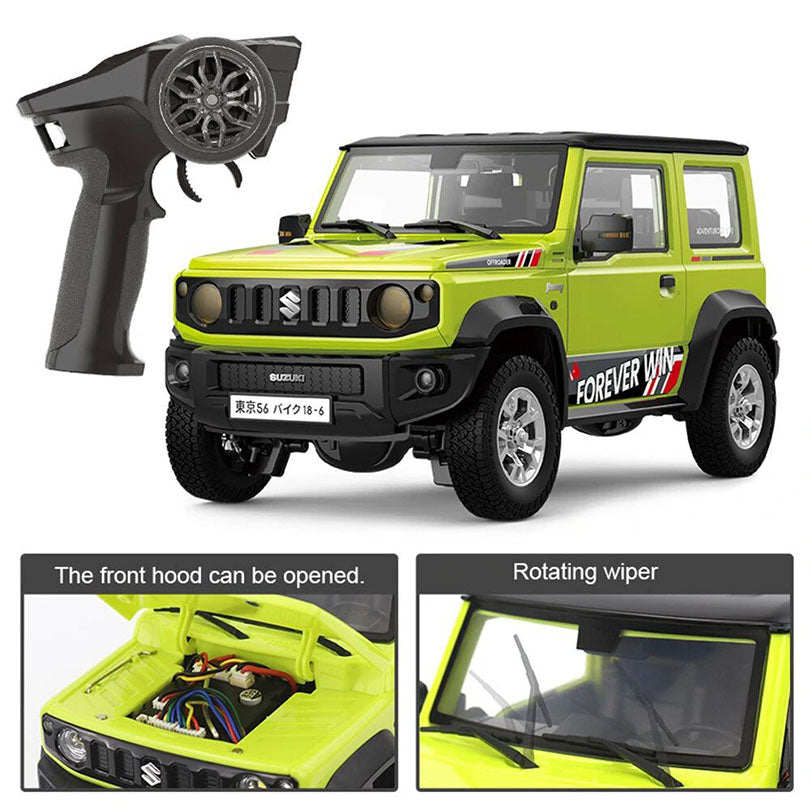 HG HG4-53 TRASPED SUZUKI JIMNY RC Car 1/16 4WD Rock Crawler LED Light Simulated Sound Off-Road Climbing Truck Full Proportional RC Toys