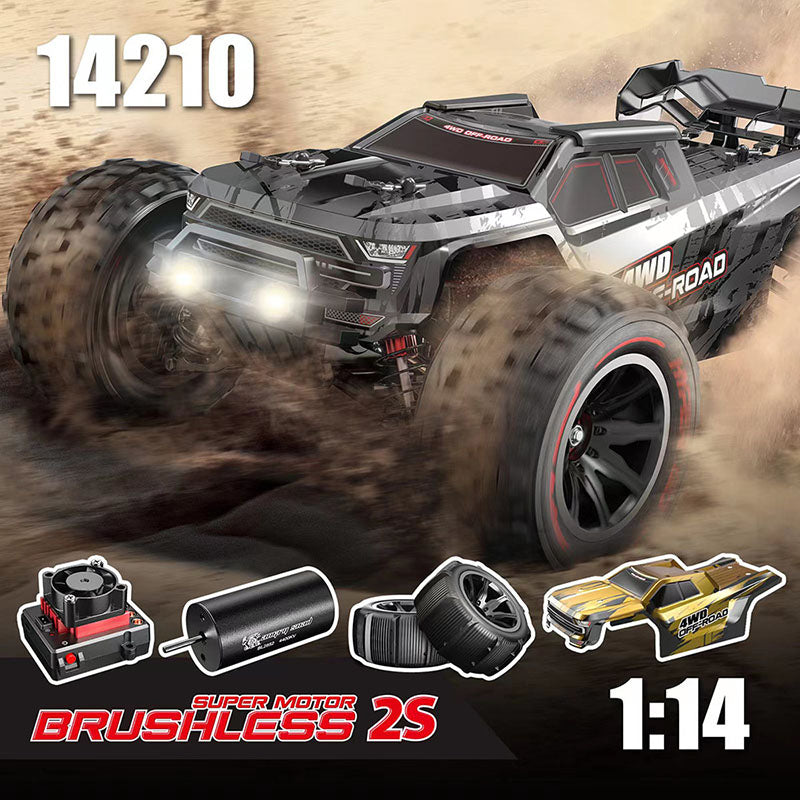 MJX Hyper Go 14209 14210 V2.0 1/14 Waterproof High-Speed Brushless RC Car 4WD Off-Road Racing Electric Truck Metal Chassis