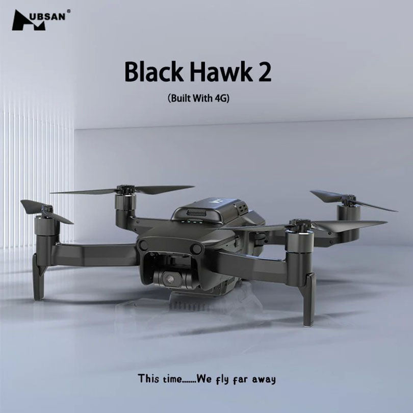 Hubsan Blackhawk 2 4K Drone 3-Axis Gimbal 4G Module Built-in Version 10KM image transmission Professional aerial photography Quadcopter