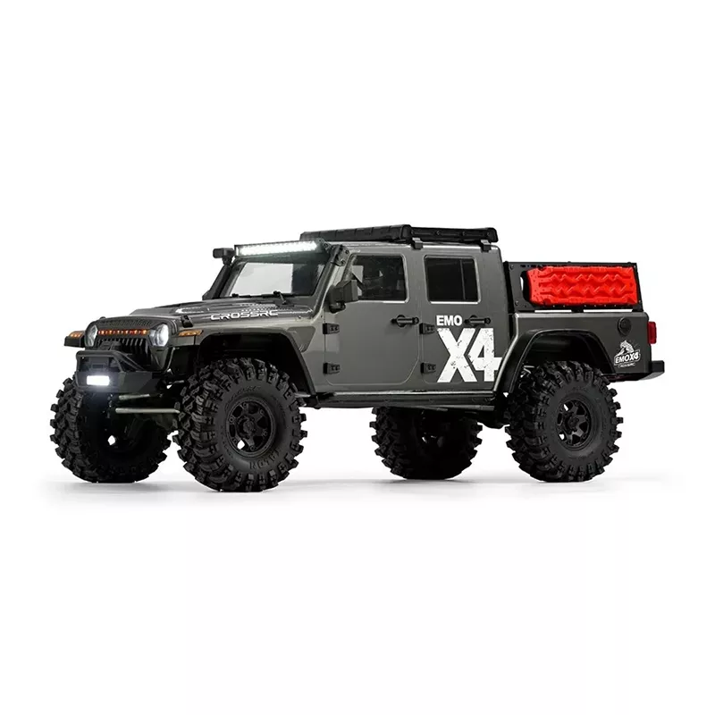 CROSSRC EMO X4 Big Leopard RC Car 4WD RTR 1:8 Climbing Crawler Off Road Rescue Vehicle