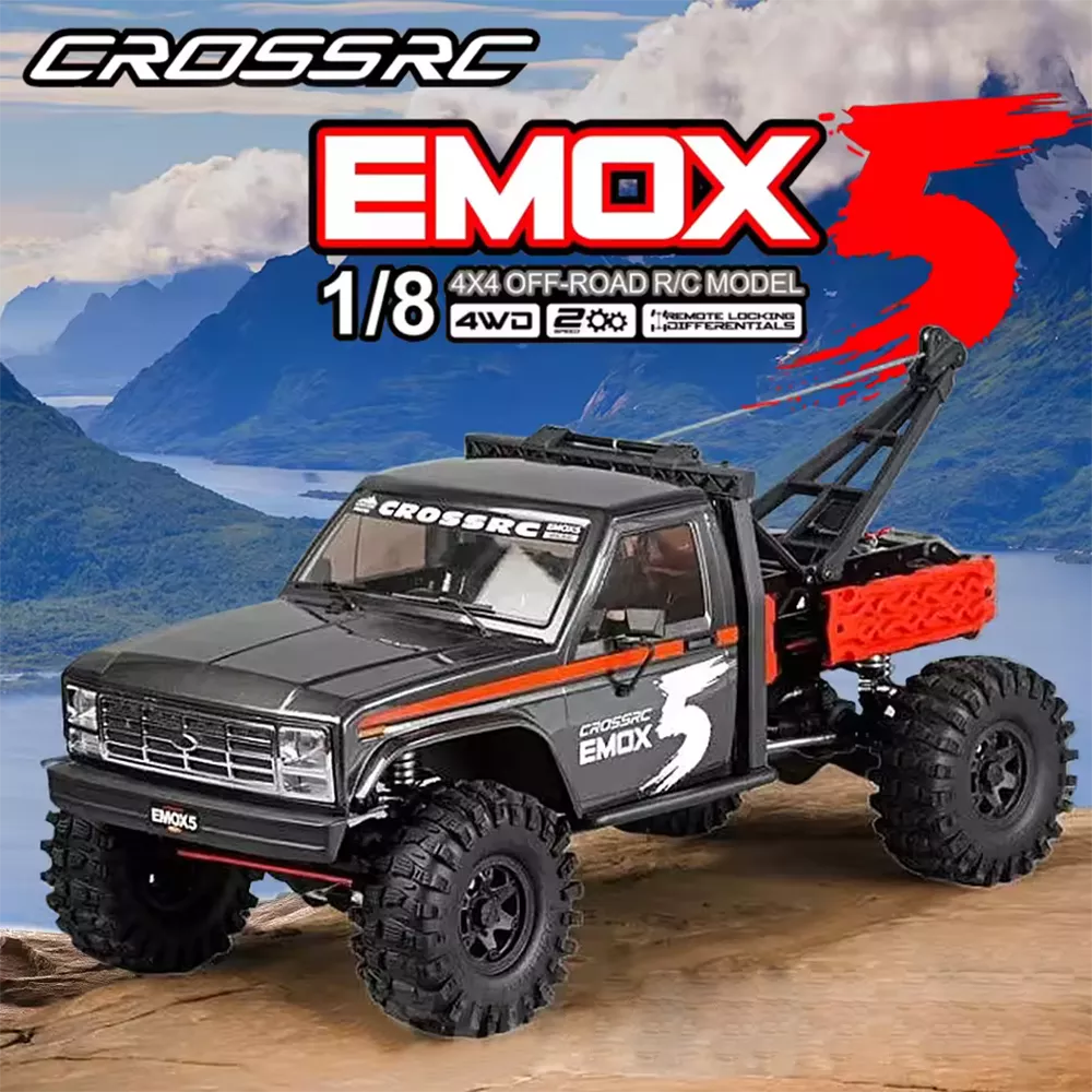 CROSSRC EMO X5 4WD RC Car 1/8 Road Rescue Vehicle Climbing Crawler Off Road Vehicle RTR