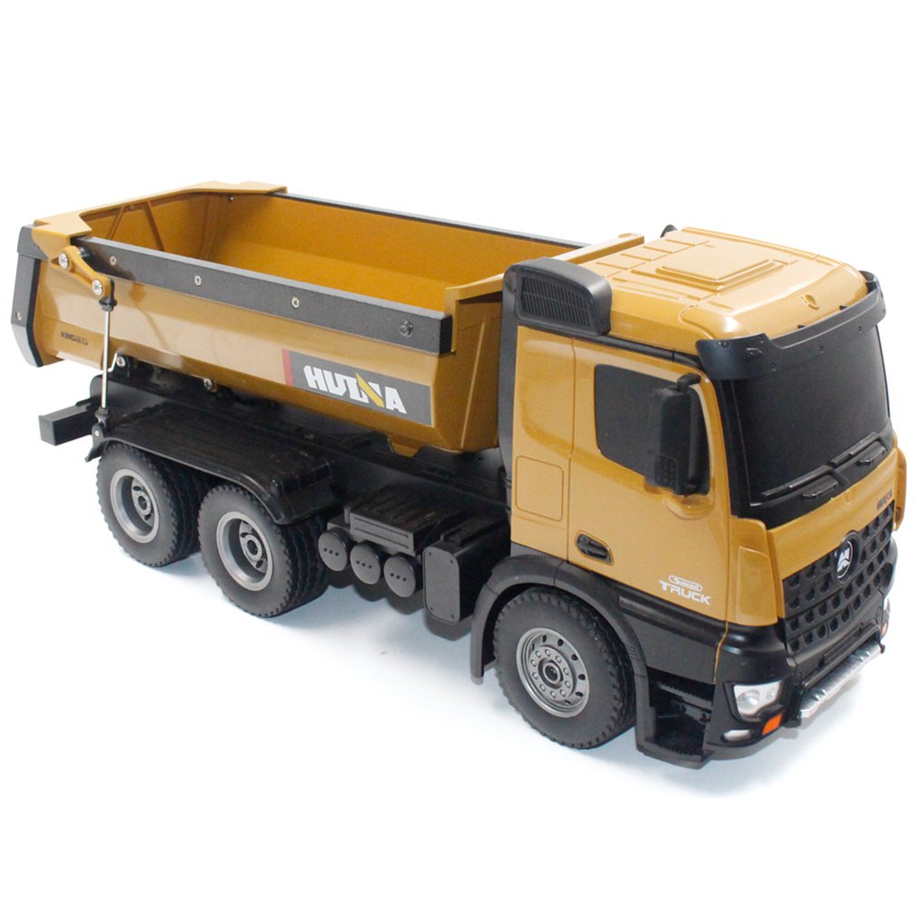 Huina 1573 Alloy Dump Truck Construction Truck RC Car 1:14 10CH Toy Car