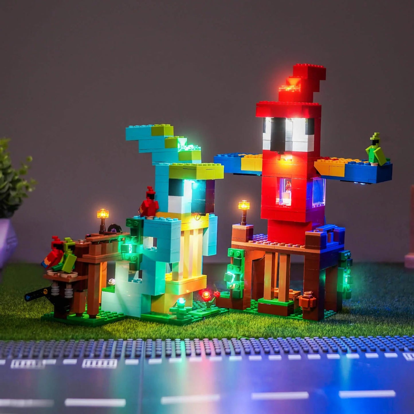 Light Kit for LEGO The Parrot Houses #21282