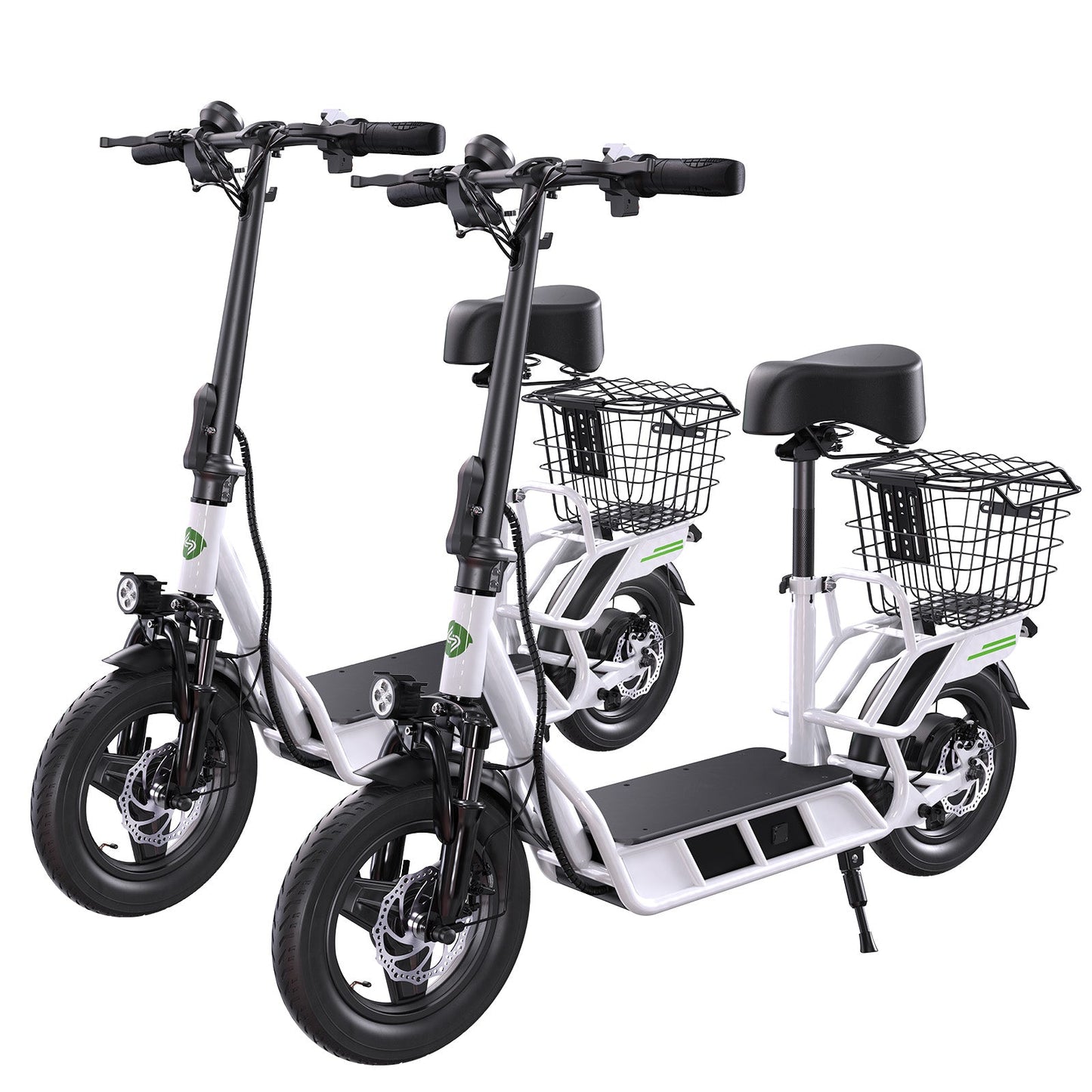 isinwheel Hyper X 700W Electric Scooter with Seat & Basket