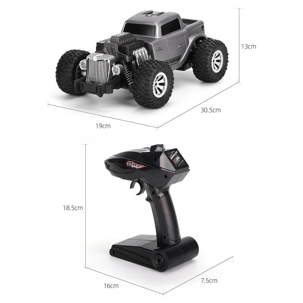 Rc car 1:16 Simulation Retro Classic Car High speed remote control Off-road Military vehicle Big-feet Toys