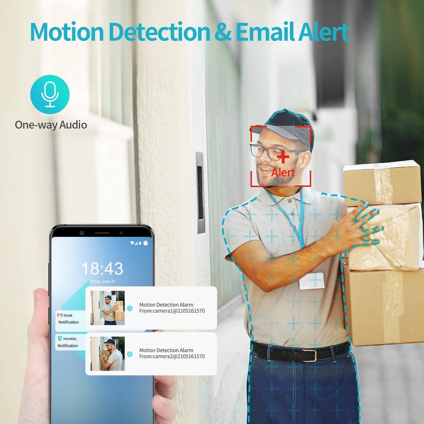 HeimVision 5MP POE IP Security Camera for HM541
