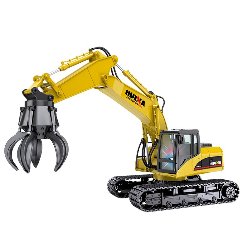 Huina 1571 Alloy Excavator Ball Grabber Engineering Car 1:14 16CH 680° Rotation RC Toys