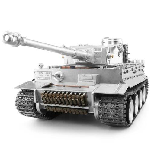 Heng Long 3818 Pro Customized Version Full Metal German Tiger I RC Tank 1/16 High Quality Tank Toys