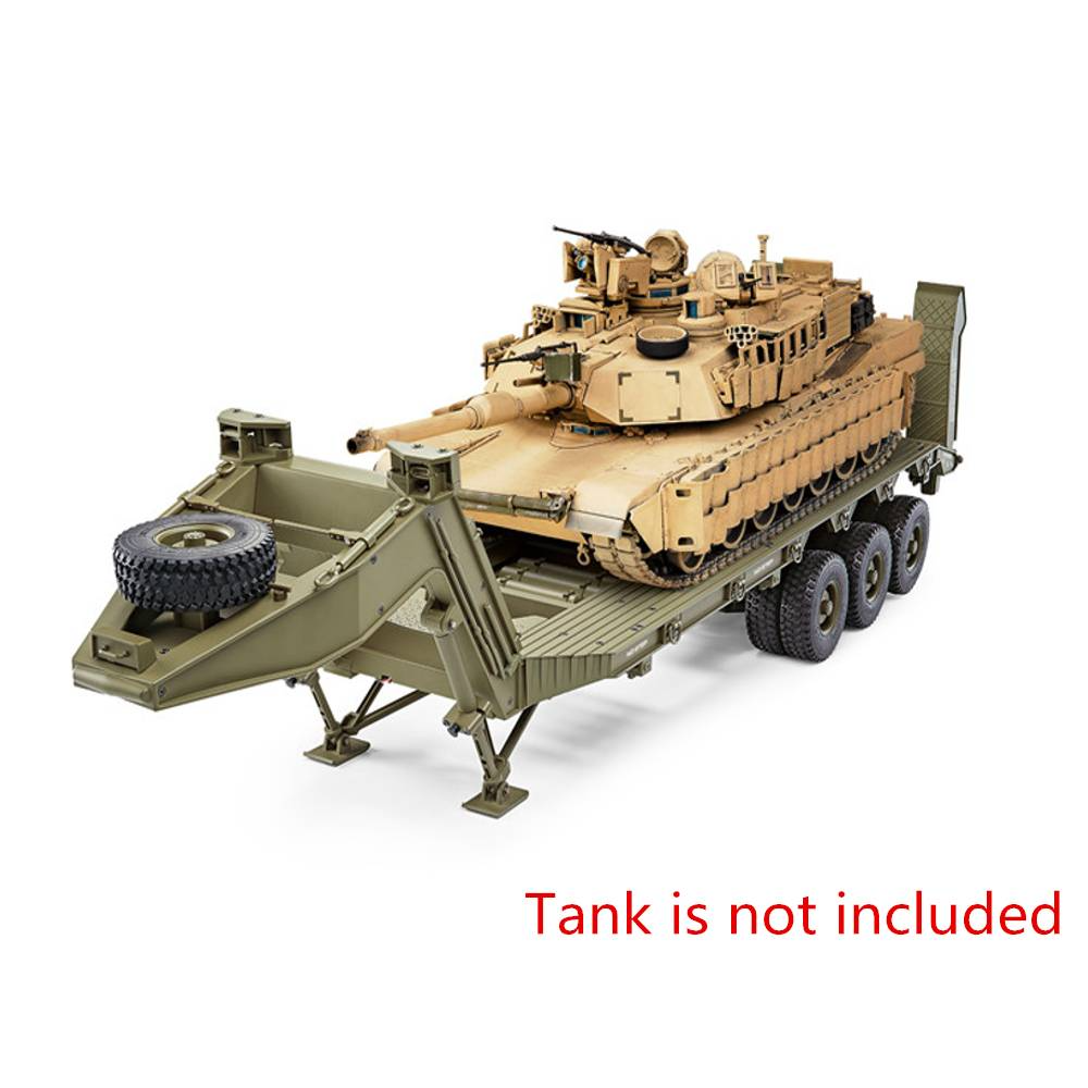 HG P806 1:12 U.S. M747 SEMI Trailer RTR/DIY For HG-P801/P802 M983 US Army Military Truck