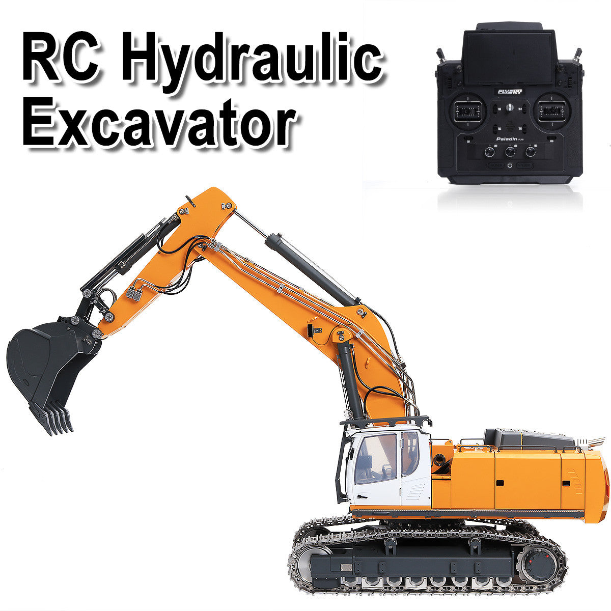 Huina Kabolite K970 Full Alloy Excavator Simulation Hydraulic Excavator RC Car High Quality Toy Gift