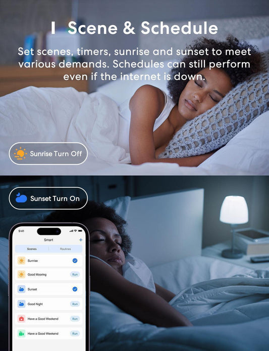 Meross Smart LED Light Bulb Pro, MSL120HK, 2 Pack(E26/E27 Base)