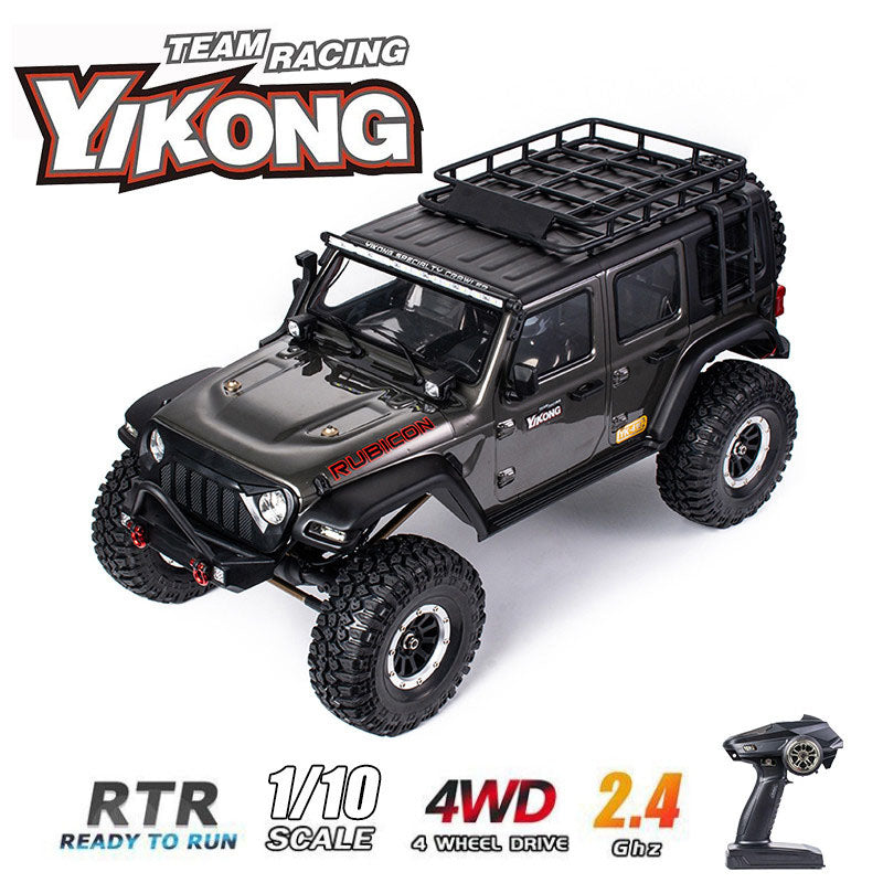 YIKONG YK4102 PRO 4WD RC Car 1/10 Off-road Rock Crawler with High/low Differential Lock Original LED Lights