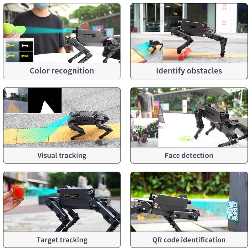 Yahboom 12DOF DOGZILLA S1 Quadruped Bionic STEM Education Python Programming Robot Dog for Raspberry Pi 4B