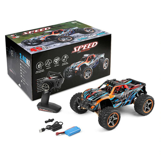 WLtoys 104009 - Coche teledirigido 4x4 de alta velocidad, 50 km/h, con escobillas de carbono, escala 1/10, 2,4 G, todoterreno, para escalada y derrape
