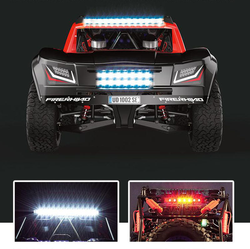UDIRC 1002SE 1002 4WD RC Car 1/10 2.4G 60km/h Brushless Short Course Truck LED Light Gyro All Terrain Desert Off Road Truck