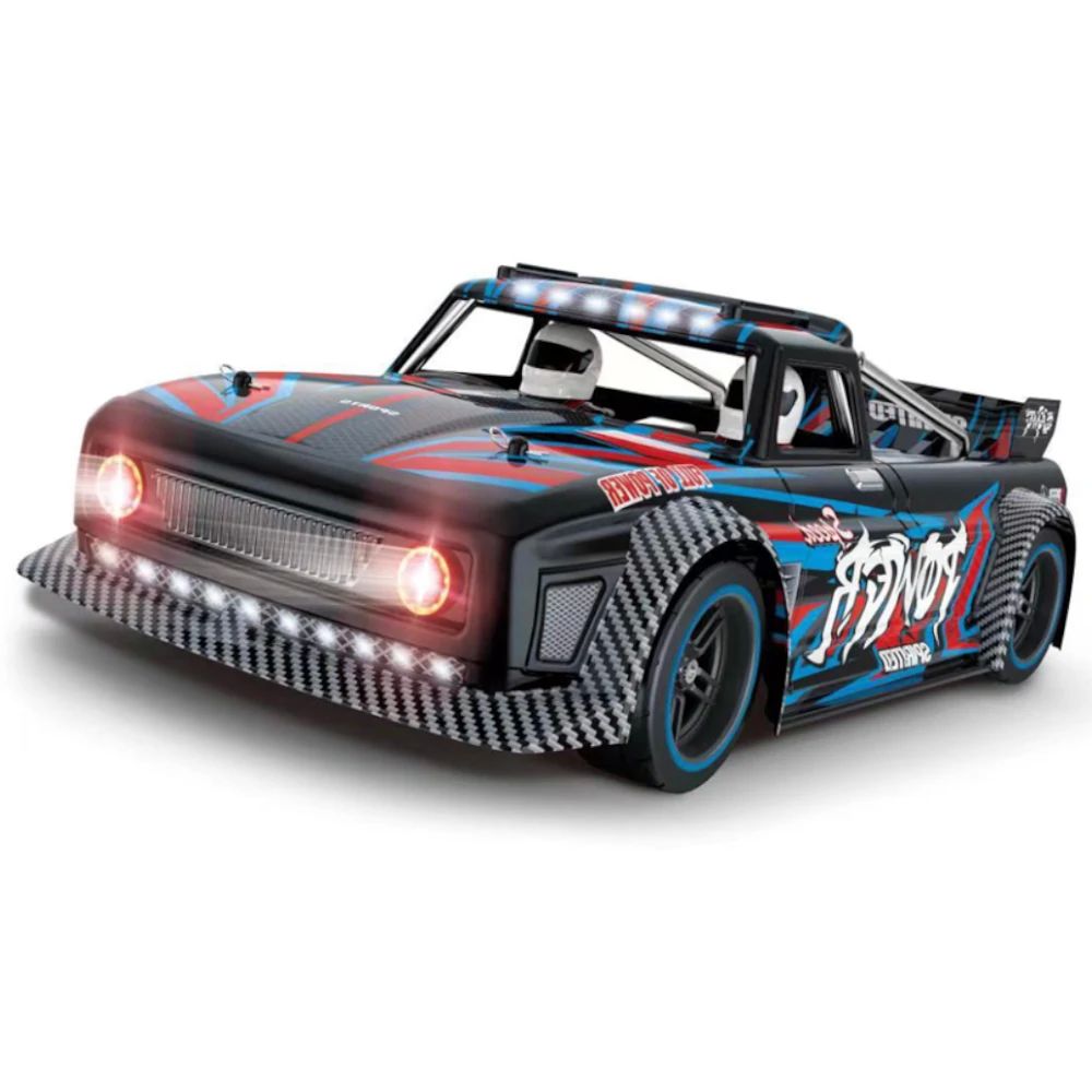 Wltoys 104072 4WD RC Drift Car High Speed 60 KM/H 1/10 2.4G Brushless RC Car Metal Chassis with LED Light