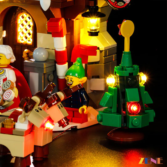 Kit de iluminación LEGO del taller de Papá Noel n.° 10245