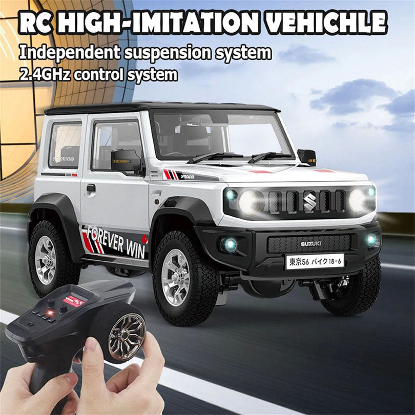HG HG4-53 TRASPED SUZUKI JIMNY RC Car 1/16 4WD Rock Crawler LED Light Simulated Sound Off-Road Climbing Truck Full Proportional RC Toys