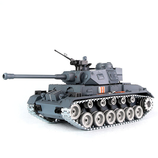 Tanque RC Alemania lll ZY 827 PRO 1:18 Coche RC Pista de metal Ruedas de carretera de metal Batalla eléctrica Tanque RC Juguete
