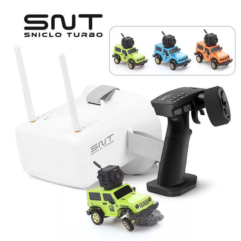 SNICLO SNT 1:64 3010 Off-Road FPV Car 4WD Micro FPV Car With Goggles Mangetic Removable FPVBOX Climbing Truck Kids Toy Gift