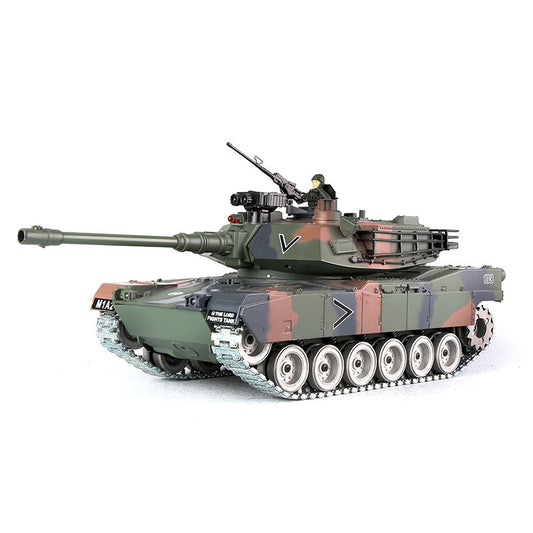 Tanque RC US M1A2 ZY 817 PRO 1:18, coche RC, pista de metal, ruedas de carretera de metal, tanque de batalla eléctrico RC, juguete