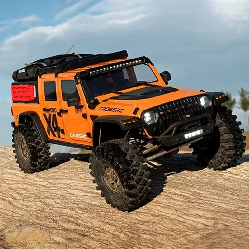 CROSSRC EMO X4 Big Leopard RC Car 4WD RTR 1:8 Climbing Crawler Off Road Rescue Vehicle
